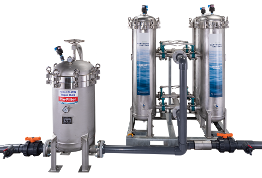 ACS 100 Gpm System with Prefilter Straight On